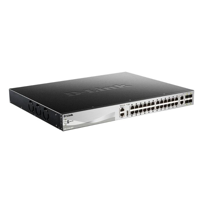 D-Link DGS-3130 Switch Gestionado L3 24 Puertos Gigabit Ethernet 4 Puertos SFP+ PoE 370W 2