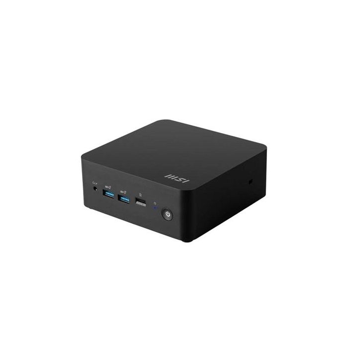 Msi Mini PC Barebone 00B0B111-206 Intel Core 7-150U, Wi-Fi 6E, Bluetooth 5.3, Thunderbolt 4, HDMI 2.1 Sin SO Negro