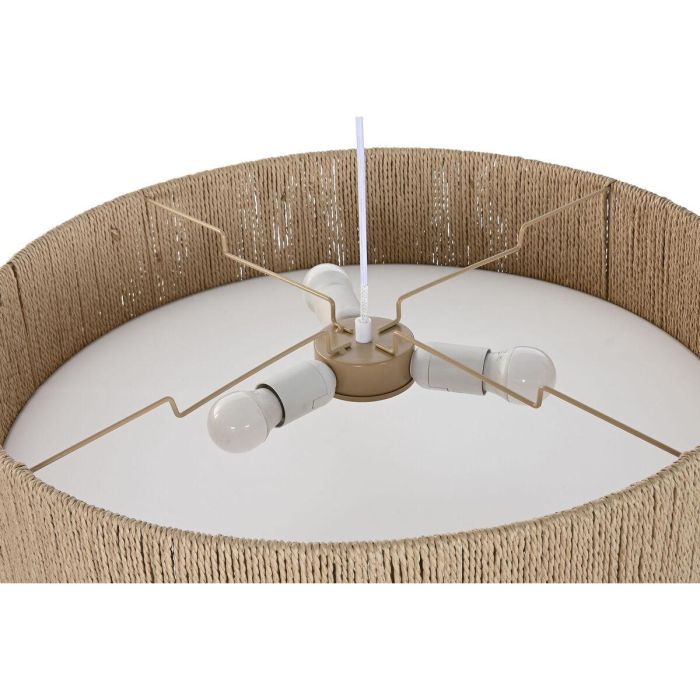 DKD Home Decor Lámpara Techo Plafón Urban Marrón, de Cuerda, 62x62x15 cm, Bombilla E27 Máx. 50W 3 DKD Home Decor Lámpara Techo Plafón Urban Marrón, de Cuerda, 62x62x15 cm, Bombilla E27 Máx. 50W 3