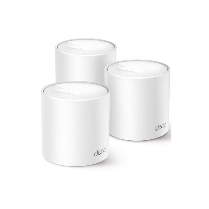 TP-Link Deco X10 Sistema Wi-Fi Mesh Wi-Fi 6 AX1500 Doble Banda 2.4/5 GHz para Cobertura Total en Hogar Blanco - Pack de 3 Unidades TP-Link Deco X10 Sistema Wi-Fi Mesh Wi-Fi 6 AX1500 Doble Banda 2.4/5 GHz para Cobertura Total en Hogar Blanco - Pack de 3 Unidades
