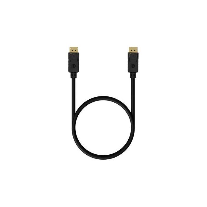 Aisens Cable DisplayPort 1.2 4K@60Hz 0.5M Negro - Conectores DP Macho, Alta Calidad 2 Aisens Cable DisplayPort 1.2 4K@60Hz 0.5M Negro - Conectores DP Macho, Alta Calidad 2