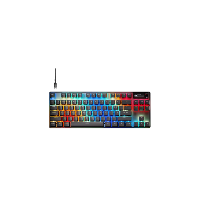 Steelseries APEX PRO TKL GEN 3 teclado Juego USB Inglés de EE. UU. Negro 1 Steelseries APEX PRO TKL GEN 3 teclado Juego USB Inglés de EE. UU. Negro 1