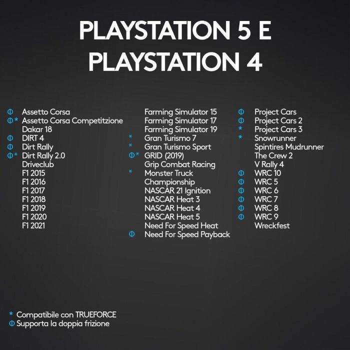Logitech G923 TrueForce Volante de Carreras con Pedales para PlayStation PS5/PS4 y PC 62