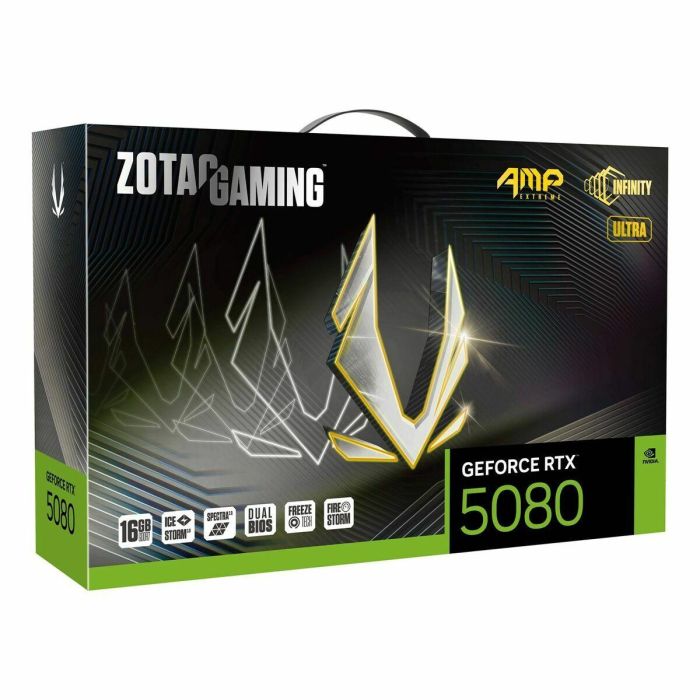 Tarjeta Gráfica Zotac ZT-B50800BU-10P GEFORCE RTX 5080 16 GB GDDR6X GDDR7 12 Tarjeta Gráfica Zotac ZT-B50800BU-10P GEFORCE RTX 5080 16 GB GDDR6X GDDR7 12