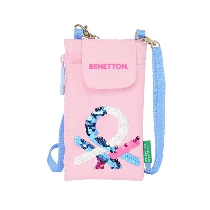 Monedero Benetton Pink Bolso para Móvil Rosa Monedero Benetton Pink Bolso para Móvil Rosa