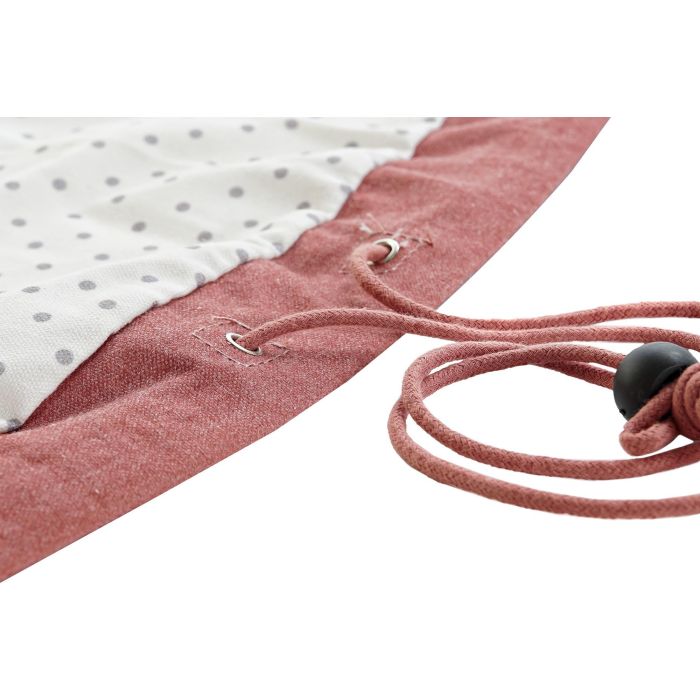 DKD Home Decor Bolsa Kids Canvas Blanco Multicolor 140x2x140 cm (6 Unidades) 1