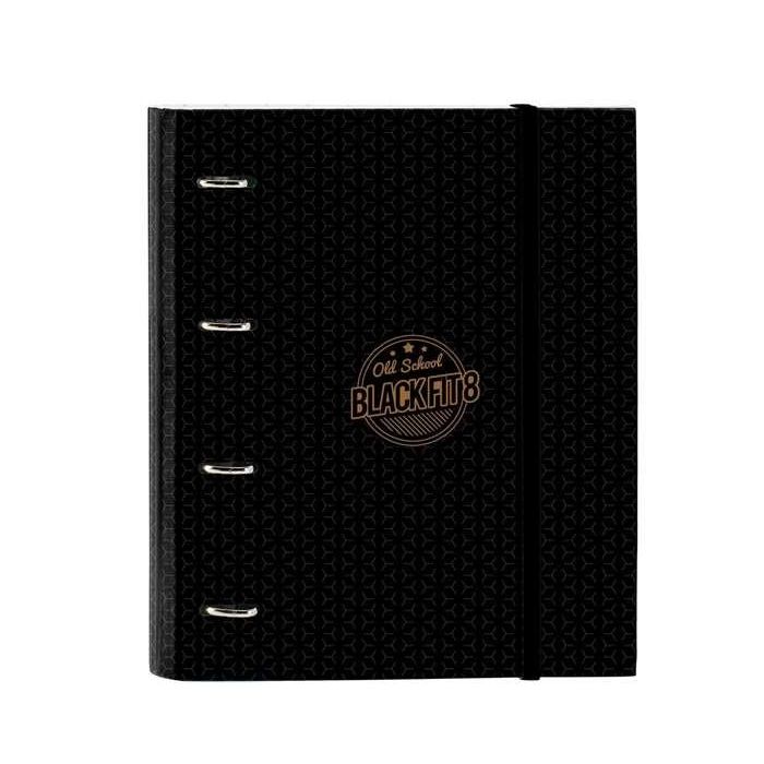Carpeta de anillas BlackFit8 Old school Negro Gris 27 x 32 x 3.5 cm 0 Carpeta de anillas BlackFit8 Old school Negro Gris 27 x 32 x 3.5 cm 0