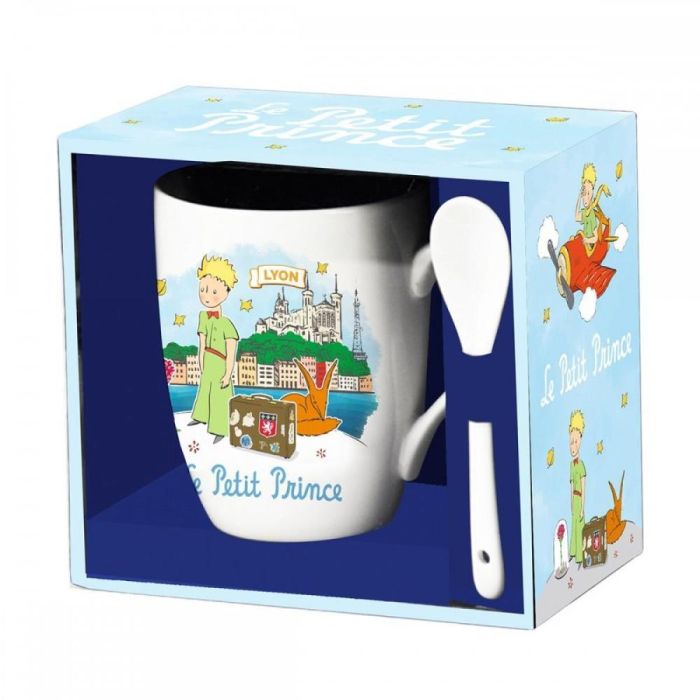 Enesco Taza de Cerámica con Cuchara El Principito - Licencia Oficial