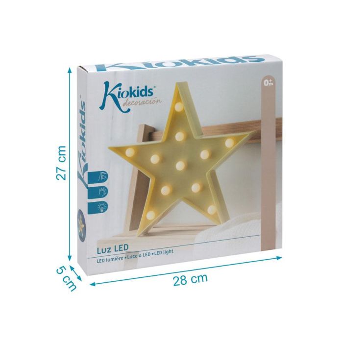 Estrella 27.5*27.5*4.5 cm Led Amarillo 4