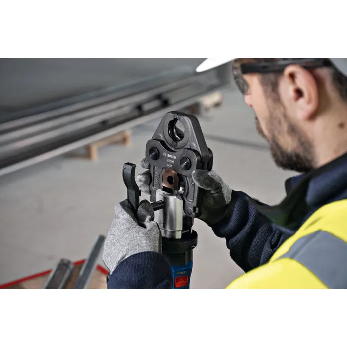 Bosch Professional Kit Crimpadora Hidráulica GPT 18V-32 32 kN con RFz 12/16/20, AAAUR44839, Sin Batería/Cargador, en XL-Boxx