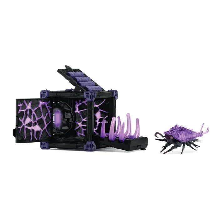 Schleich 42675 Eldrador Creatures Isopod of Darkness Arena Expansion Figuras, Edades 7+ 1