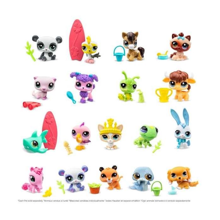 Littlest Pet Shop Figura Mascota - Set con una figura 10,16x5,71x15,24 cm - Modelos surtidos 3 Littlest Pet Shop Figura Mascota - Set con una figura 10,16x5,71x15,24 cm - Modelos surtidos 3
