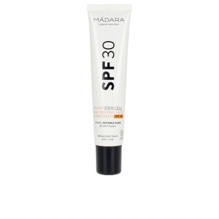 Mádara Organic Skincare PLANT STEM CELL Crema Solar Facial Antiedad SPF 30, 40 ml Mádara Organic Skincare PLANT STEM CELL Crema Solar Facial Antiedad SPF 30, 40 ml