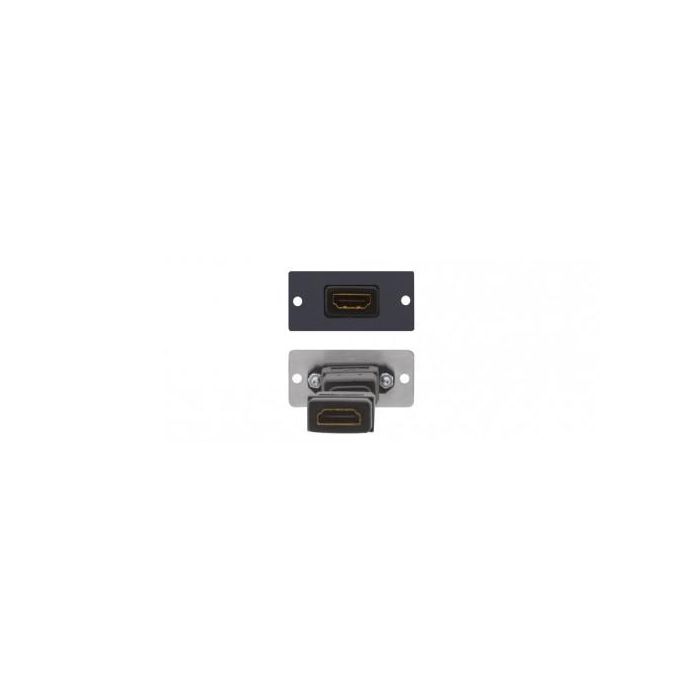 Kramer Electronics W-H(W-HDMI)(B) placa de pared y cubierta de interruptor Negro