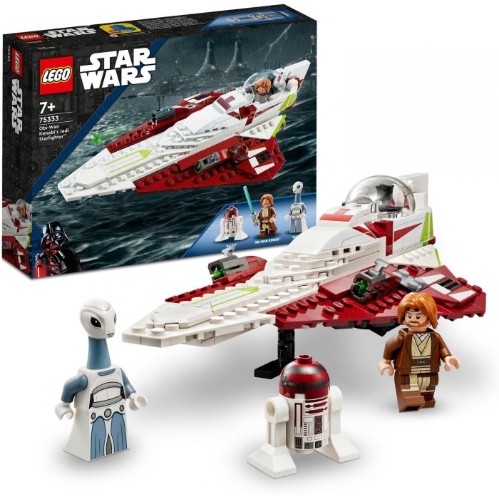 LEGO 75333 Star Wars Jedi Starfighter de Obi-Wan Kenobi - Set de Construcción para Jugar y Coleccionar - El Ataque de los Clones 2 LEGO 75333 Star Wars Jedi Starfighter de Obi-Wan Kenobi - Set de Construcción para Jugar y Coleccionar - El Ataque de los Clones 2