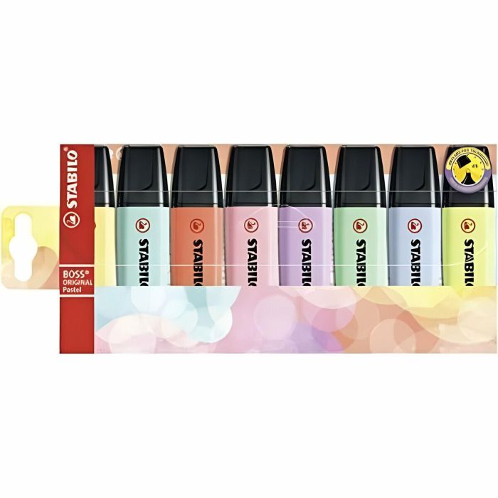 Set de Marcadores Fluorescentes Stabilo Boss Multicolor (5 Unidades) 1 Set de Marcadores Fluorescentes Stabilo Boss Multicolor (5 Unidades) 1