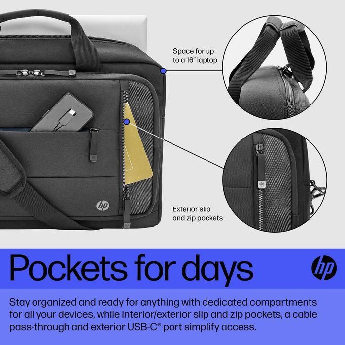 Hp Maletín Renew Executive Para Portátil De 16" Negro 5 Hp Maletín Renew Executive Para Portátil De 16" Negro 5