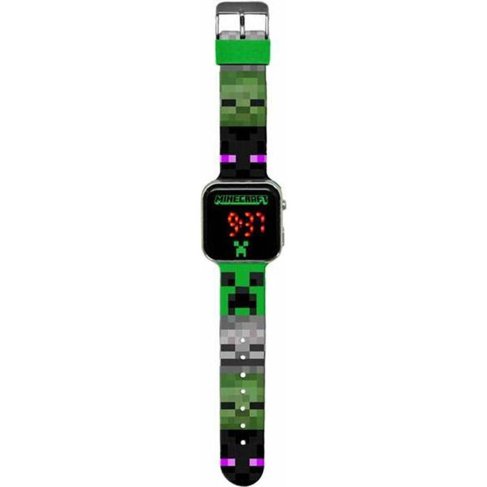 Reloj digital led minecraft 3,5 cm - modelos surtidos Reloj digital led minecraft 3,5 cm - modelos surtidos