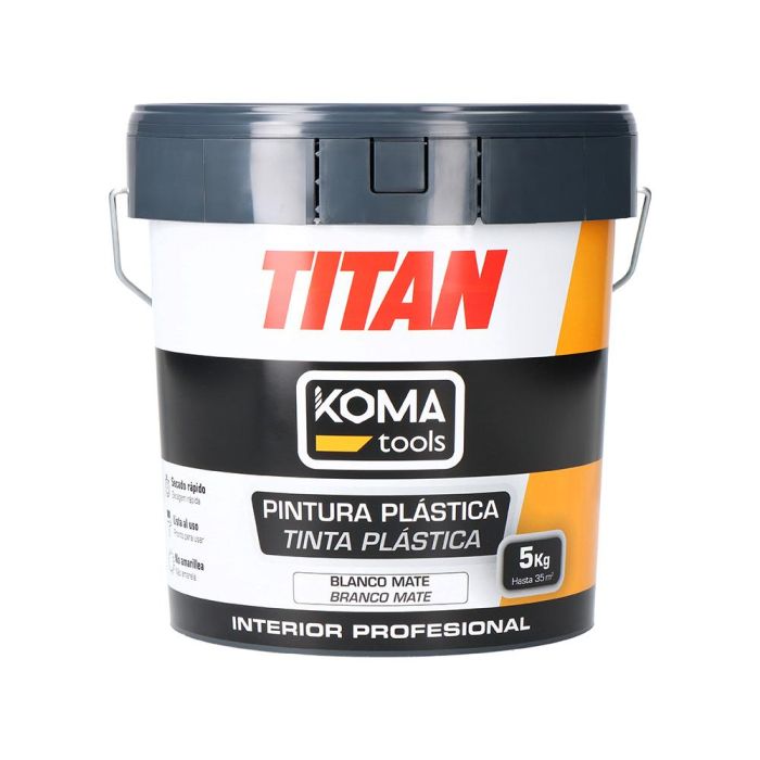 Pintura plástica interior blanca 5 kg Pintura plástica interior blanca 5 kg