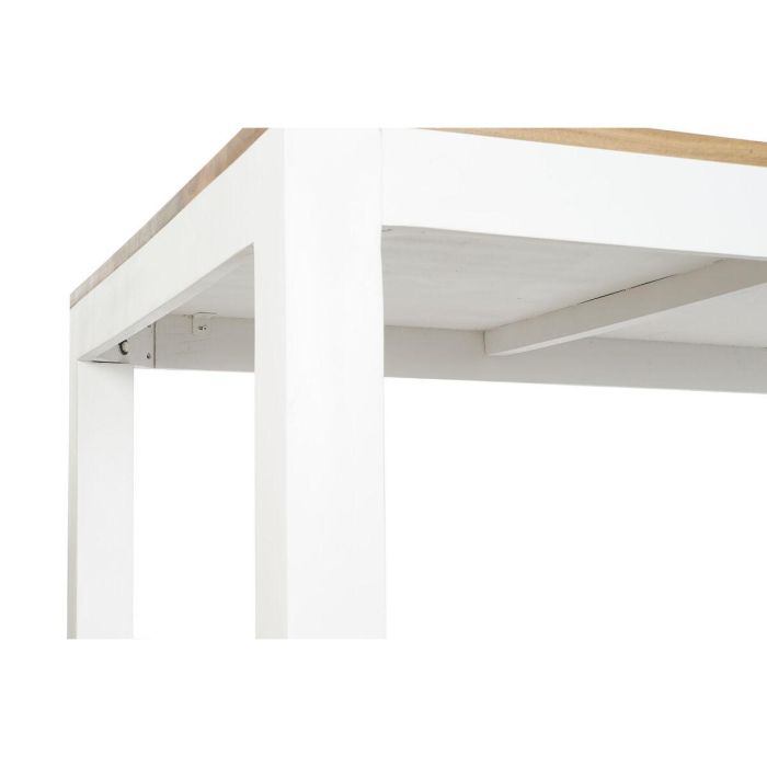 Mesa Comedor Urban DKD Home Decor Blanco Marron 100 x 80 x 200 cm 3 Mesa Comedor Urban DKD Home Decor Blanco Marron 100 x 80 x 200 cm 3