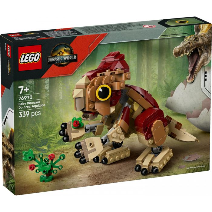 LEGO 76970 Jurassic World Set Dolores Bebé: Aquilops Figura Construible de Dinosaurio Móvil, Articulado, para Jugar y Exponer, +7 Años 14 LEGO 76970 Jurassic World Set Dolores Bebé: Aquilops Figura Construible de Dinosaurio Móvil, Articulado, para Jugar y Exponer, +7 Años 14