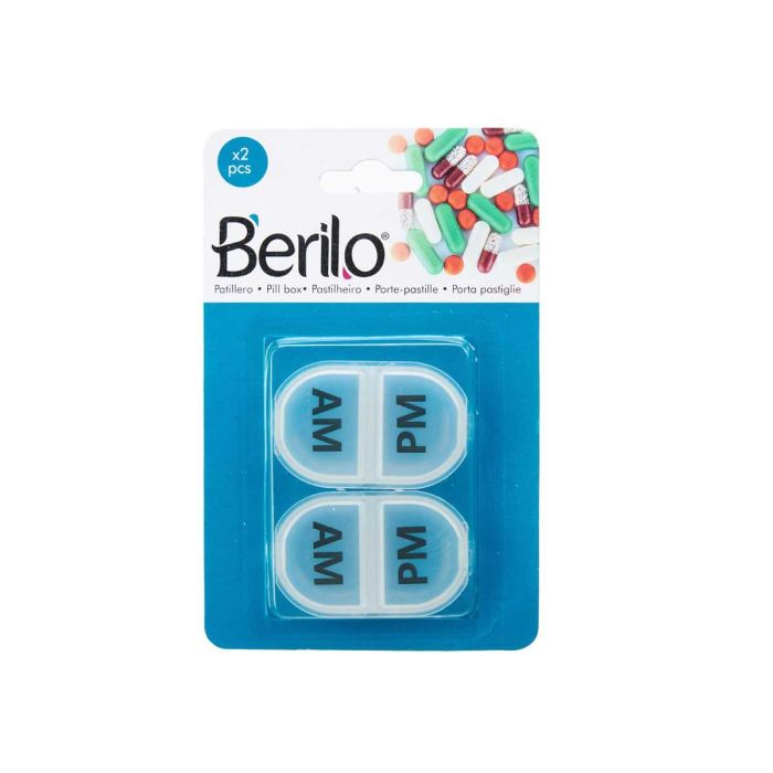 Set 2 Pastilleros Plastico Am Y Pm 9Gr Berilo 11X18CM (48 Unidades) 2 Set 2 Pastilleros Plastico Am Y Pm 9Gr Berilo 11X18CM (48 Unidades) 2