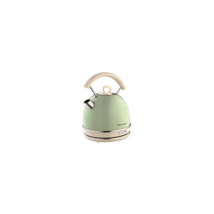 Ariete 2877/04 Hervidor Vintage Verde 1.7 Litros Diseño Retro Cocina
