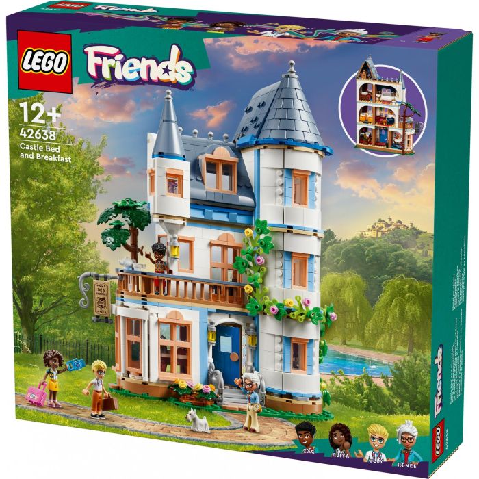 LEGO Friends 42638 Habitación de Huéspedes en el Castillo Juego Imaginativo para Niños 8 LEGO Friends 42638 Habitación de Huéspedes en el Castillo Juego Imaginativo para Niños 8