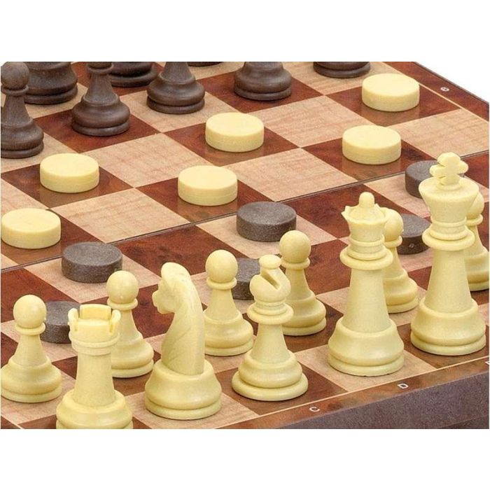 Cayro Juego de Ajedrez y Damas Magnético 24x24 cm Plástico 2 Jugadores 7+ años 8 Cayro Juego de Ajedrez y Damas Magnético 24x24 cm Plástico 2 Jugadores 7+ años 8