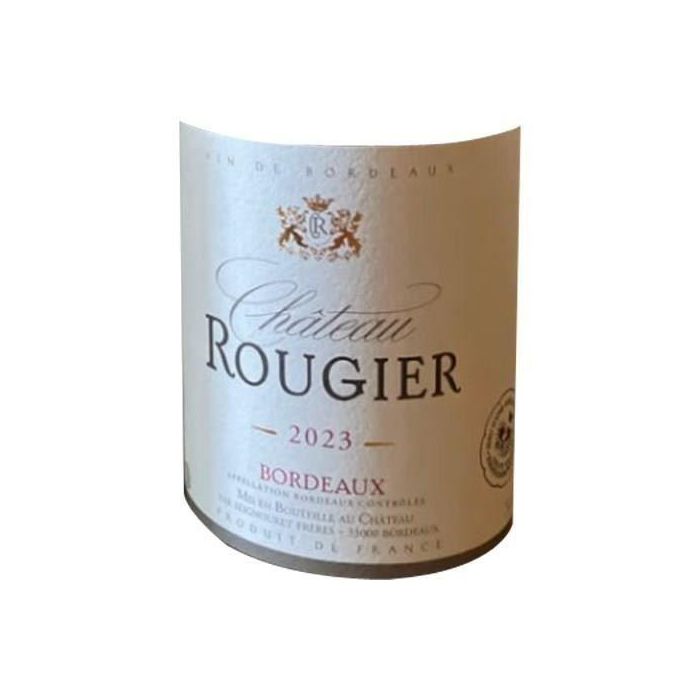 Château Rougier 2019 Bordeaux - Vino tinto de Burdeos 1