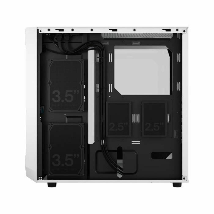 Fractal Design FRA7340172703488 Focus 2 RGB White TG Clear PC Case 4