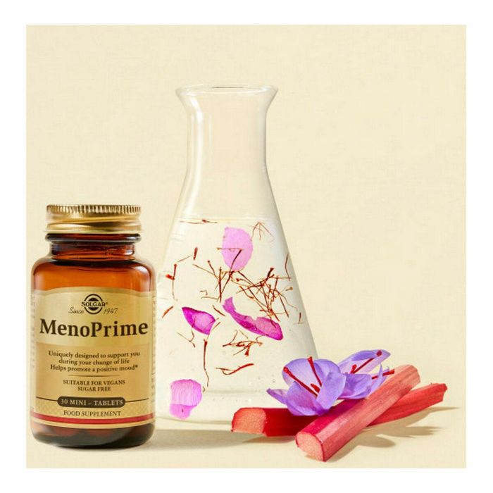 Solgar Meno Prime 30 Vcaps mini comprimidos: Apoyo Menopausia y Perimenopausia Natural, sin Hormonas, Azafrán y Ruibarbo. 0 Solgar Meno Prime 30 Vcaps mini comprimidos: Apoyo Menopausia y Perimenopausia Natural, sin Hormonas, Azafrán y Ruibarbo. 0