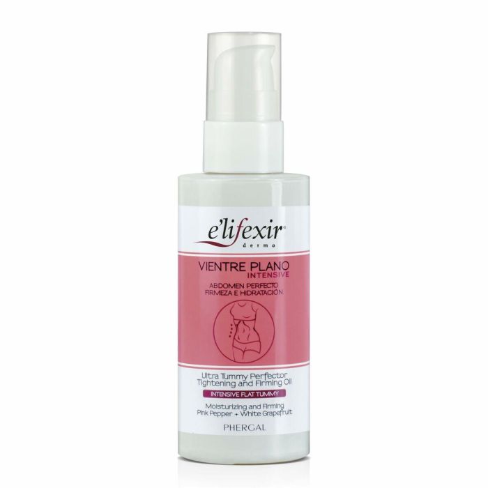E'Lifexir DERMO Vientre Plano Intensive Aceite Quemagrasas - Tratamiento Reductor, Reafirmante y Nutritivo para Abdomen - 100 ml E'Lifexir DERMO Vientre Plano Intensive Aceite Quemagrasas - Tratamiento Reductor, Reafirmante y Nutritivo para Abdomen - 100 ml