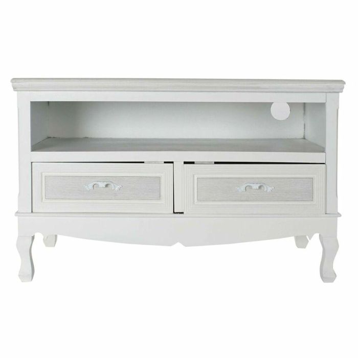 Mesa Centro Romantico DKD Home Decor Blanco 42 x 61 x 100 cm 2 Mesa Centro Romantico DKD Home Decor Blanco 42 x 61 x 100 cm 2