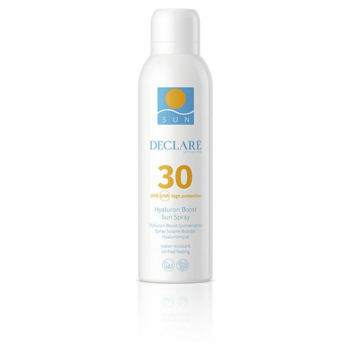Declaré HYALURON BOOST Protector Solar Corporal Spray SPF30+ con Ácido Hialurónico Piel Sensible Antiedad Waterproof 200 ml Declaré HYALURON BOOST Protector Solar Corporal Spray SPF30+ con Ácido Hialurónico Piel Sensible Antiedad Waterproof 200 ml
