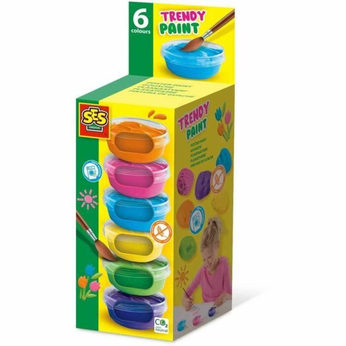 Set de Pintura Gouache SES Creative 6 Piezas 0 Set de Pintura Gouache SES Creative 6 Piezas 0