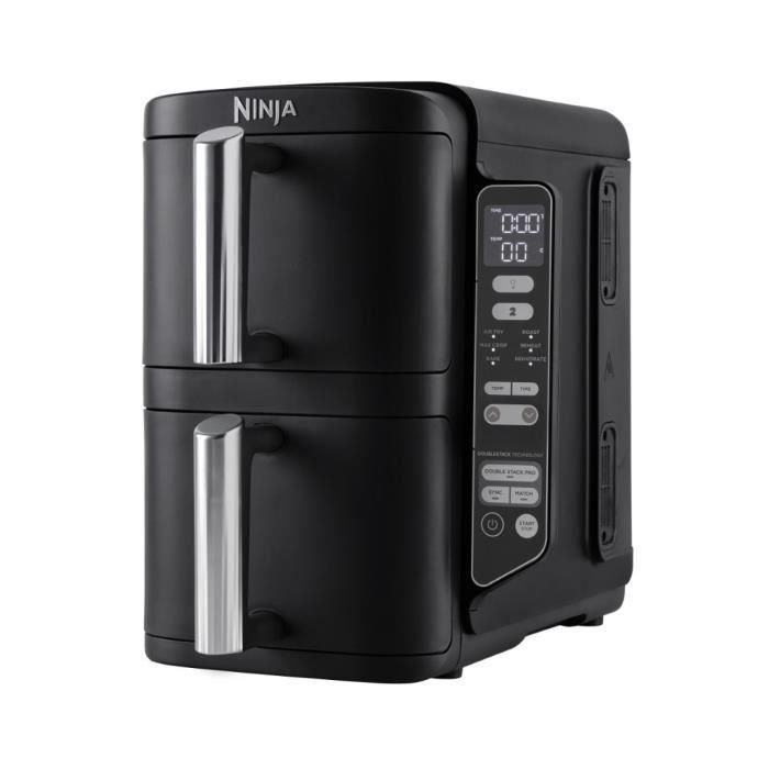 Freidora de Aire Vertical Ninja 6EN1 MAX 7.6L - 2 Cajones, 6 Funciones, SYNC & MATCH, Ahorro Energía Freidora de Aire Vertical Ninja 6EN1 MAX 7.6L - 2 Cajones, 6 Funciones, SYNC & MATCH, Ahorro Energía