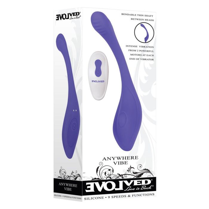 Vibrador Doble Estimulación Evolved Morado 3 Vibrador Doble Estimulación Evolved Morado 3