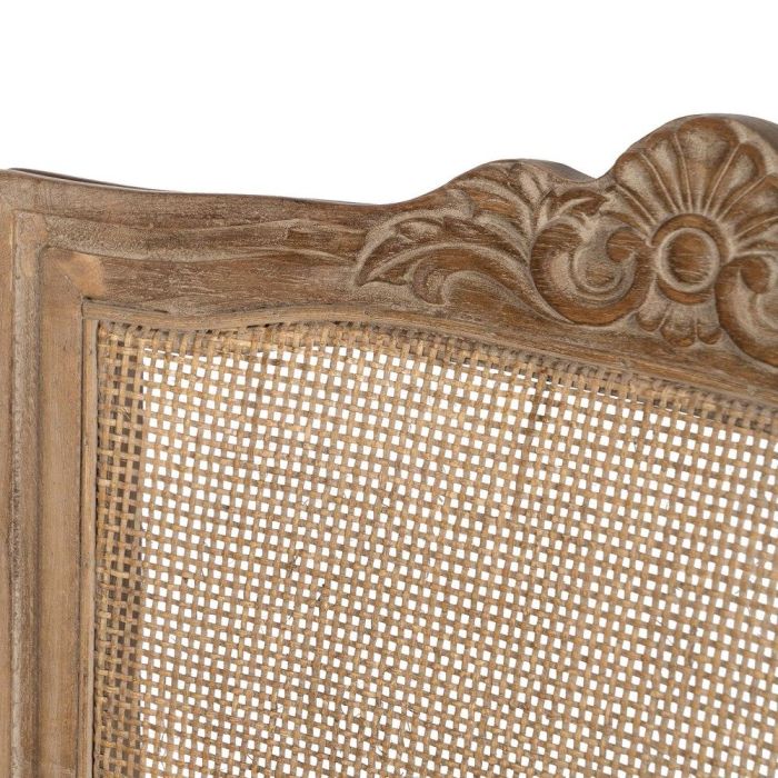 Silla Natural-Blanco Madera-Ratán Salón 44 X 48 X 98 cm