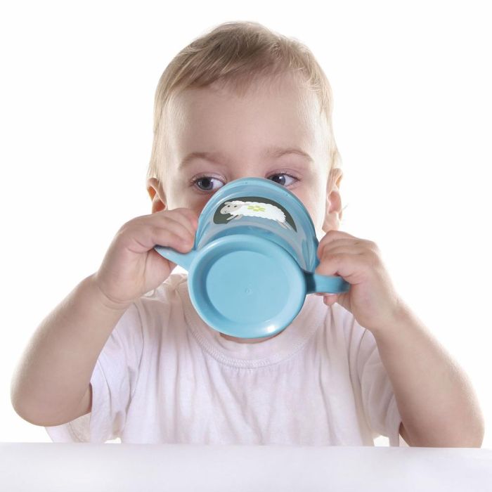 Tom et Zoe Vaso para Bebé con Asas, Válvula Anti-Fugas, Medidas en ml y oz, 210 ml 3