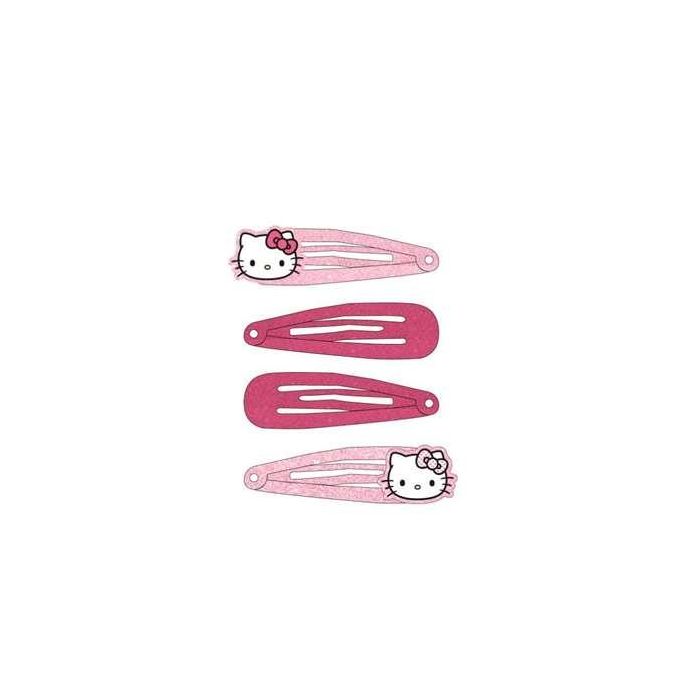Accesorios pelo clips 4 piezas hello kitty 6.5 x 12.5 x 2.0 cm 1 Accesorios pelo clips 4 piezas hello kitty 6.5 x 12.5 x 2.0 cm 1