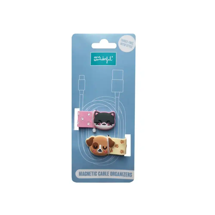Mr. Wonderful Organizadores de Cable Pets Pack de 2 Unidades 3