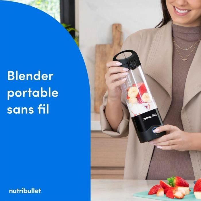 Nutribullet NBP003B Licuadora portátil 100 W 0,475 L Libre de BPA Negra 5