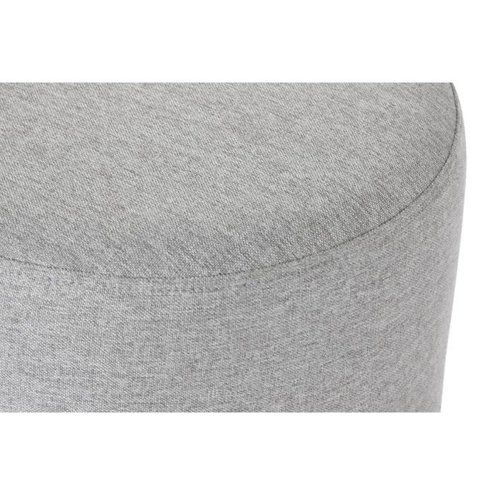 Reposapies Chic DKD Home Decor Gris Plateado 35 x 42 x 35 cm 2