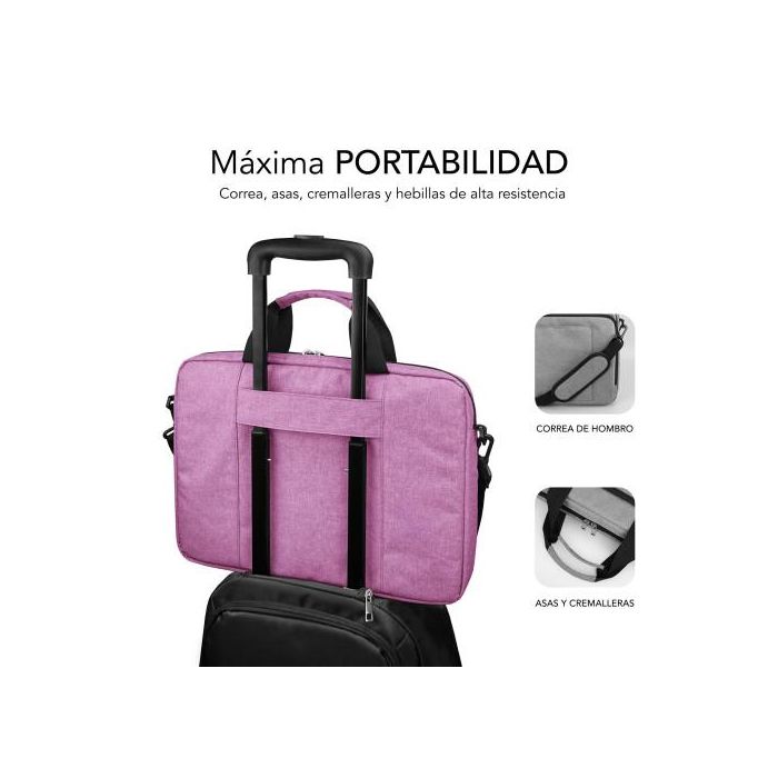 Mochila Subblim Air Padding Laptop Bag para Portátiles hasta 15.6"/ Rosa 4 Mochila Subblim Air Padding Laptop Bag para Portátiles hasta 15.6"/ Rosa 4