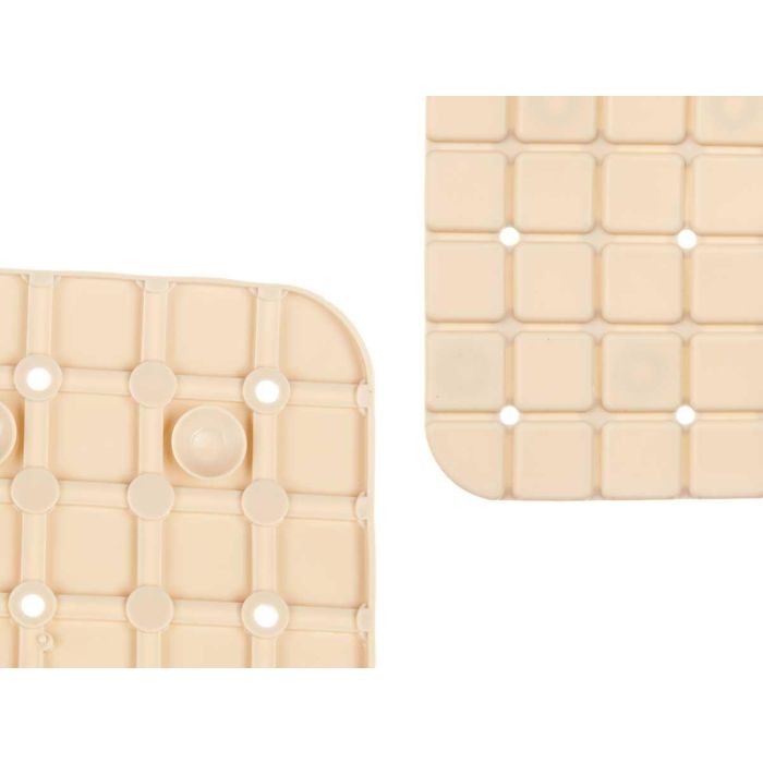 Alfombra Baño Antideslizante Cuadros Beis Grd Berilo 6X45CM (6 Unidades) 3 Alfombra Baño Antideslizante Cuadros Beis Grd Berilo 6X45CM (6 Unidades) 3