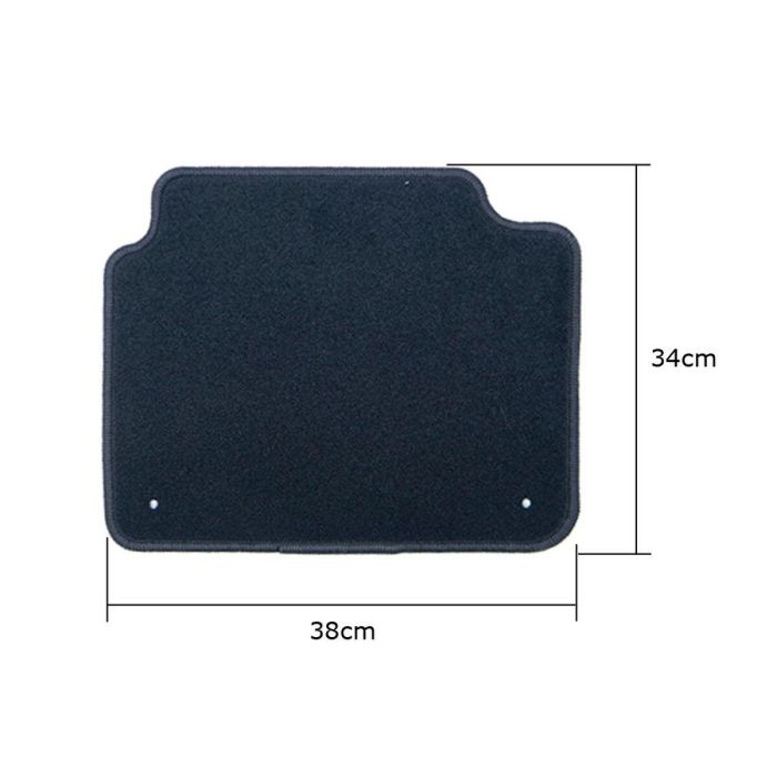 Set de Alfombrillas para Coche OCC Motorsport OCCBW0007 Negro 5 Piezas 2 Set de Alfombrillas para Coche OCC Motorsport OCCBW0007 Negro 5 Piezas 2