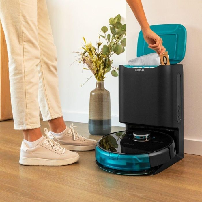 Cecotec 05665 Base de Carga con Vaciado Automático e Inteligente y Sistema PureFilter para Robot Aspirador Conga Home 10.000 - 2.5L 3