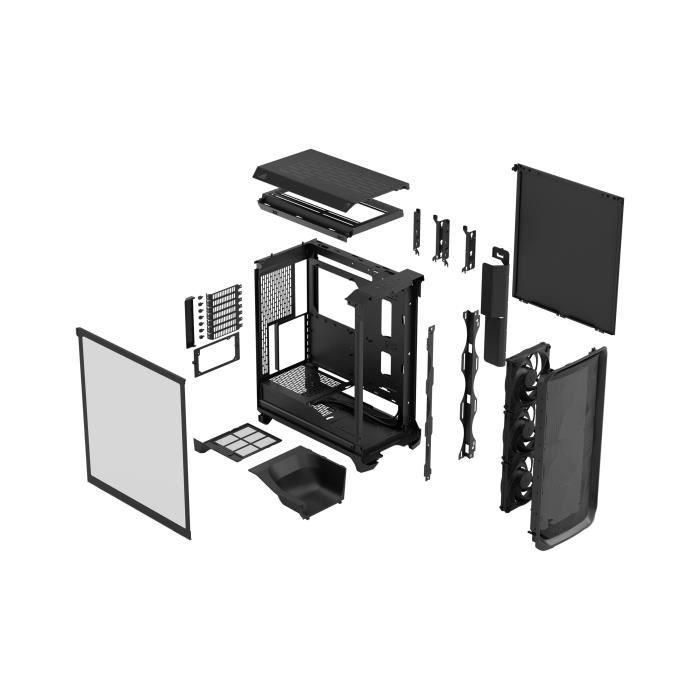 Fractal Design FRA7340172707172 Meshify 3 TG Caja PC E-ATX (277 mm) 3 Ventiladores USB Tipo C 20 Gbps Negra 3 Fractal Design FRA7340172707172 Meshify 3 TG Caja PC E-ATX (277 mm) 3 Ventiladores USB Tipo C 20 Gbps Negra 3