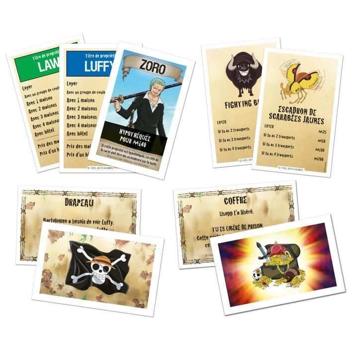 MOVIMIENTOS GANADORES Monopoly One Piece - Versión en francés 3 MOVIMIENTOS GANADORES Monopoly One Piece - Versión en francés 3